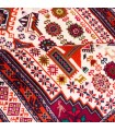 فرش دستباف قدیمی ذرع و نیم بلوچ کد 179586