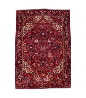 فرش دستباف قدیمی هشت متری هریس کد 179590
