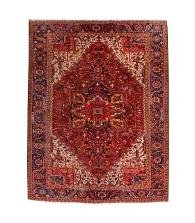 فرش دستباف قدیمی یازده و نیم متری هریس کد 179597
