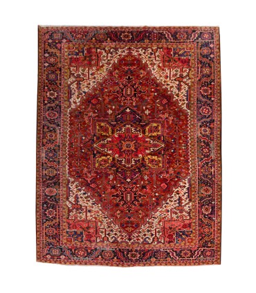 فرش دستباف قدیمی یازده و نیم متری هریس کد 179597