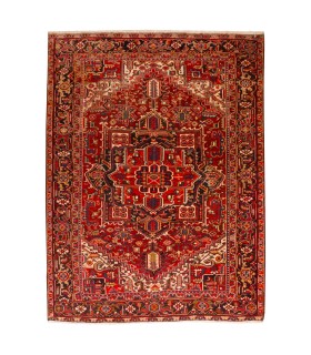 فرش دستباف قدیمی هشت متری هریس کد 179599