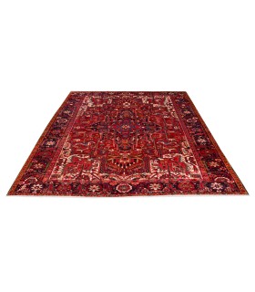 فرش دستباف قدیمی نه و نیم متری هریس کد 179600