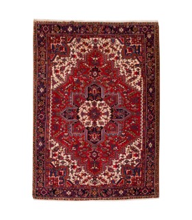 فرش دستباف قدیمی هشت متری هریس کد 179602