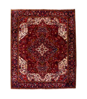 فرش دستباف قدیمی یازده متری هریس کد 179617