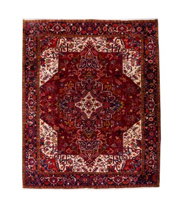 فرش دستباف قدیمی یازده متری هریس کد 179617