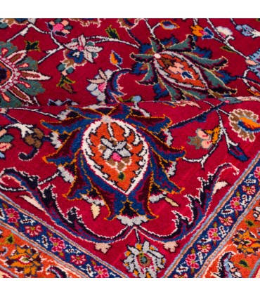 فرش دستباف قدیمی هفت و نیم متری مشهد کد 179631