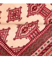 فرش دستباف قدیمی هشت و نیم متری ترکمن کد 179632