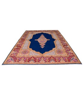فرش دستباف قدیمی ده و نیم متری کرمان کد 179635