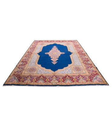 فرش دستباف قدیمی ده و نیم متری کرمان کد 179635