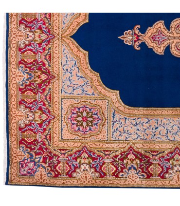 فرش دستباف قدیمی ده و نیم متری کرمان کد 179635