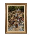 Tappeto persiano Tabriz a disegno pittorico codice 903980