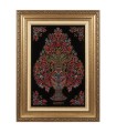 Tableau tapis persan Qom fait main Réf ID 904013