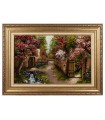 Tappeto persiano Tabriz a disegno pittorico codice 904017