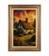 تابلو فرش دستباف منظره کلبه تبریز کد 904032