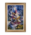 イランの手作り絵画絨毯 タブリーズ 番号 904050