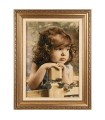 Tappeto persiano Tabriz a disegno pittorico codice 904051