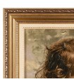 تابلو فرش دستباف پرتره دختربچه تبریز کد 904051