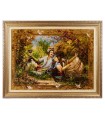 Handgeknüpfter Tabriz Bildteppiche Ziffer 904052