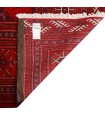 فرش دستباف قدیمی دوازده متری ترکمن کد 179687