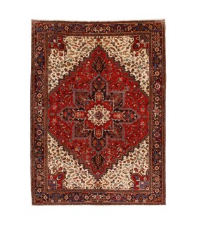 فرش دستباف قدیمی نه متری هریس کد 179689