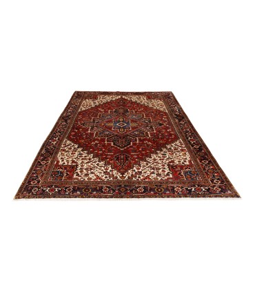 فرش دستباف قدیمی ده و نیم متری هریس کد 179690