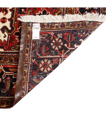 فرش دستباف قدیمی ده و نیم متری هریس کد 179690