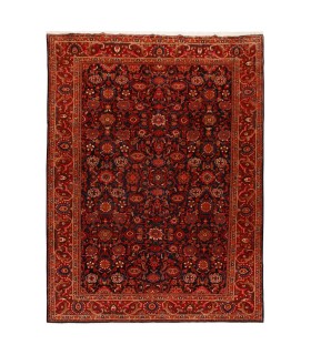 فرش دستباف قدیمی ده متری ننج کد 179699