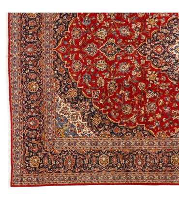 فرش دستباف قدیمی سیزده متری کاشان کد 179712