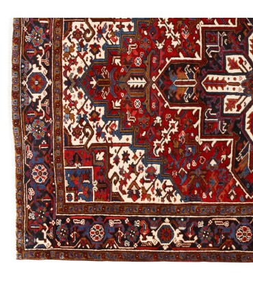 فرش دستباف قدیمی پنج و نیم متری هریس کد 179719