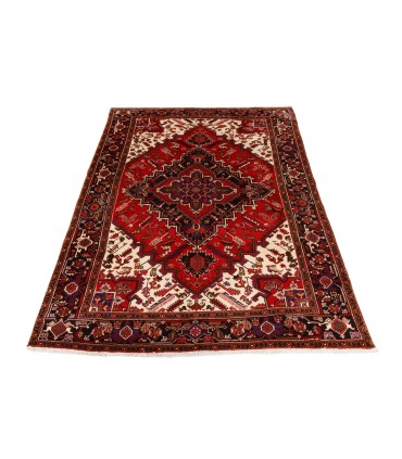 فرش دستباف قدیمی شش و نیم متری هریس کد 179724