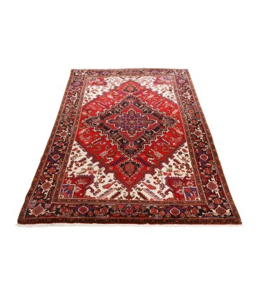 فرش دستباف قدیمی شش و نیم متری هریس کد 179724