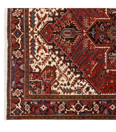 فرش دستباف قدیمی شش و نیم متری هریس کد 179729
