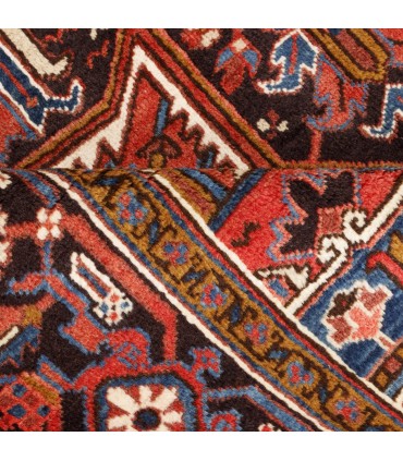 فرش دستباف قدیمی شش و نیم متری هریس کد 179729