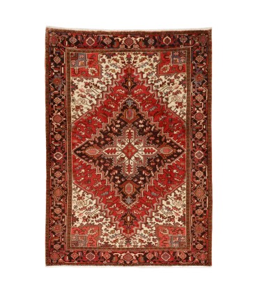 فرش دستباف قدیمی پنج و نیم متری هریس کد 179730