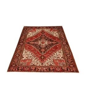 فرش دستباف قدیمی پنج و نیم متری هریس کد 179730