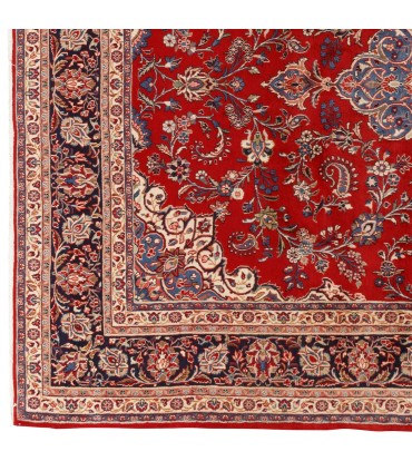 فرش دستباف قدیمی نه و نیم متری همدان کد 179638
