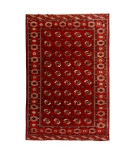 فرش دستباف قدیمی هشت متری ترکمن کد 179641