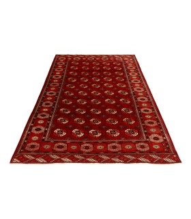فرش دستباف قدیمی هشت متری ترکمن کد 179641