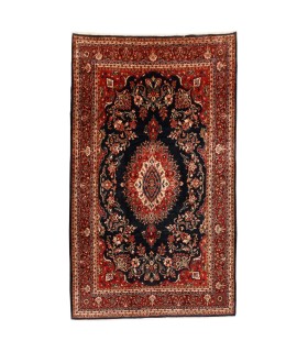 فرش دستباف قدیمی نه و نیم متری همدان کد 179650