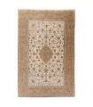 فرش دستباف قدیمی نه و نیم متری کاشان کد 179654