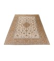 فرش دستباف قدیمی نه و نیم متری کاشان کد 179654