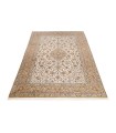 فرش دستباف قدیمی نه و نیم متری کاشان کد 179654