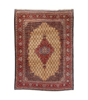 فرش دستباف قدیمی نه و نیم متری همدان کد 179655