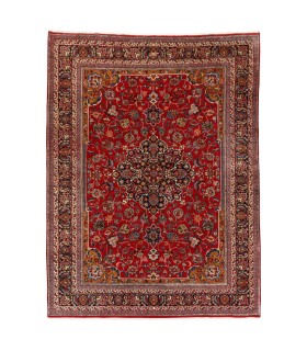 فرش دستباف قدیمی هشت و نیم متری مشهد کد 179657