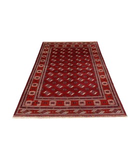 فرش دستباف قدیمی نه متری ترکمن کد 179663