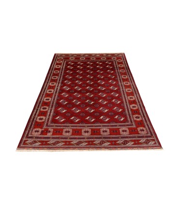 فرش دستباف قدیمی نه متری ترکمن کد 179663