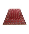 فرش دستباف قدیمی نه متری ترکمن کد 179663
