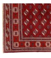 فرش دستباف قدیمی نه متری ترکمن کد 179663