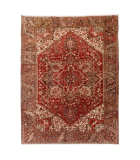 فرش دستباف قدیمی نه و نیم متری بخشایش کد 179669