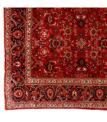 فرش دستباف قدیمی دوازده و نیم متری ننج کد 179685